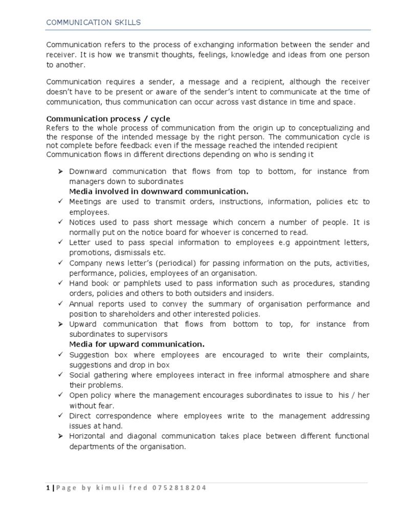 Effective Communication in Business | PDF | Communication | Information