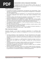 HUMAN RESOURCE MANAGEMENTu