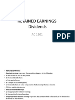 Ac 1201 - Retained Earnings (Dividends)