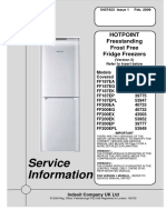 Hotpoint Service Manual Fridge Freezer