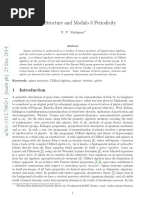 Spinor Structure and Modulo 8 Periodicity: V. V. Varlamov