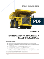 UNID - 3 - ENTRENAMIENTO, SEGURIDAD Y SALUD - Camion Komatsu 980E - Enero 2018