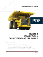UNID - 5 - DESCRIPCIÓN Y CARACTERÍSTICAS DEL EQUIPO - Camion Komatsu 980E - Enero 2018 PDF