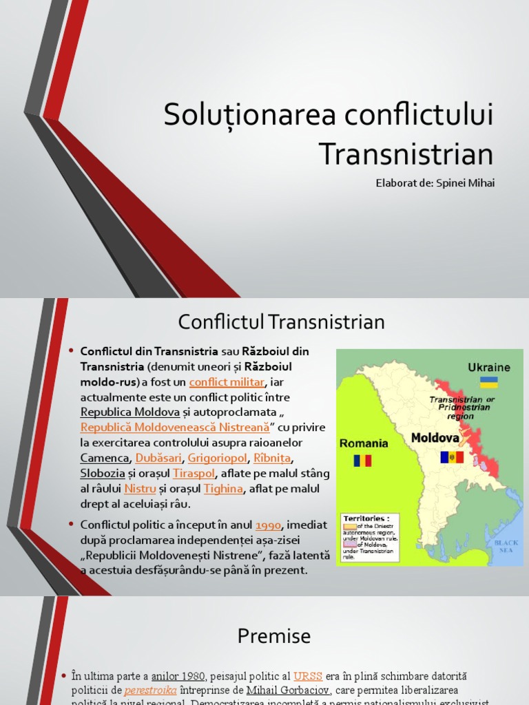 Conflictul Transnistrian | PDF