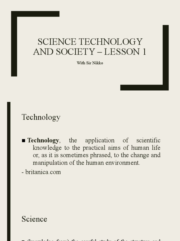 Science Technology and Society - Lesson 1 | PDF | Heliocentrism ...