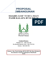 Proposal Renovasi Masjid Jami' Nurul Iman Lengkap