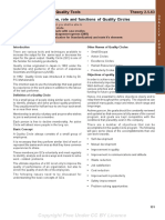 Employability Skills - Quality Tools Theory 2.5.63 Quality Circle, Definition, Role and Functions of Quality Circles