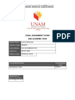 Codel Assignment Cover 2020 Academic Year: Studentnumber - Modulecode - Assignmentnumber