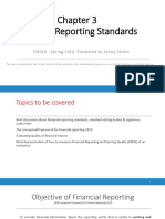 Financial Reporting Standards and Conceptual Framework