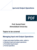 5 Input Output Operations - Updated