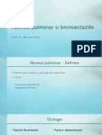 C6 FMAM - Curs4 - Abces Pulmonar + Bronsiectazii PDF