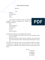 Format Surat Pernyataan Dan Jaminan Sponsor PDF