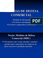 Medidas de Defesa Comercial