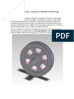 FEM Modeling Project: Evaluation of A Steel Pulley-and-Shaft Design