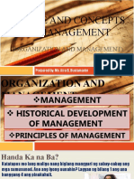 Nature and Concepts of Management