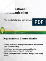 Organizational Communication: The Most Challenging Task For Managers
