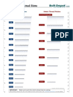 US and Metric Thread Sizes PDF