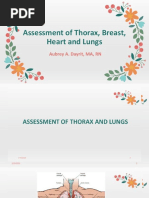 Respiratory System Chest Assessment Guide | PDF | Lung | Respiratory System