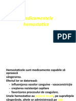 Farmacologie Curs 10 - Hemostatice