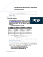 Instructivo Sobre Reactivación de Operaciones