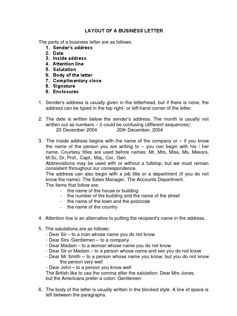 Business Letter Format Guide | PDF | Prices | Economies