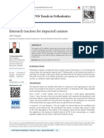 Interarch Traction For Impacted Canines: APOS Trends in Orthodontics