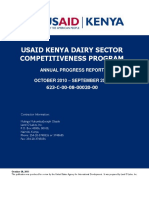 Kenya Dairy Sector Competitiveness Program (KDSCP) Annual Report - 2011 PDF