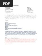 English 7 Study Guide