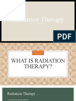 Radiation Therapy: Group 4 and 5
