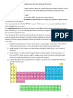 La Configurazione Elettronica Dei Primi 20 Elementi