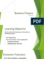 Business Finance: An Overview
