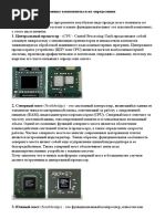 Основные компоненты и их определения