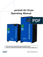 GSA Refrigerated Air Dryer Operating Manual