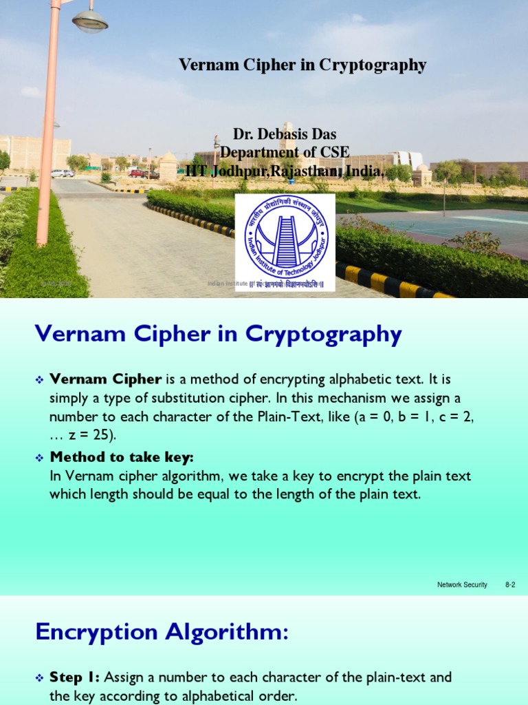 Understanding the Vernam Cipher | PDF | Cipher | Cryptography