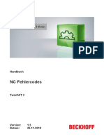 TwinCAT NC Error Codes DE PDF