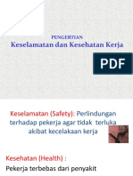 Pengertian Keselamatan Dan Kesehatan Kerja