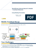Towards Bandwidth-Efficient Ethernet-Based 5G Mobile Fronthaul Networks