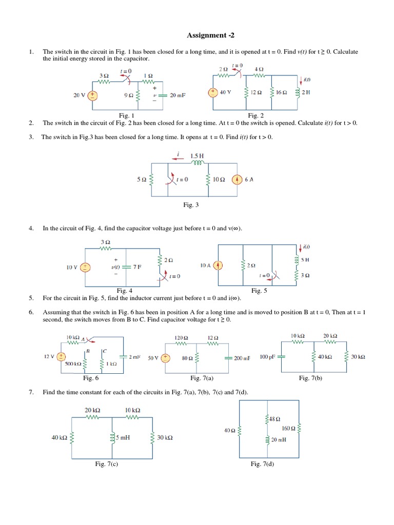 Circuit Analysis: Capacitors and Inductors | PDF
