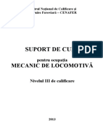 Suport Curs MECANIC LOCOMOTIVA - Complet - 609 Pag PDF