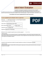 J-1 Intern Evaluation Form