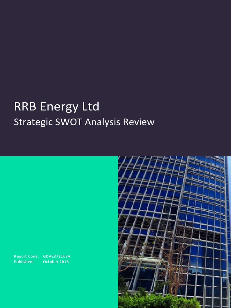 RRB Energy LTD: Strategic SWOT Analysis Review | PDF | Swot Analysis ...