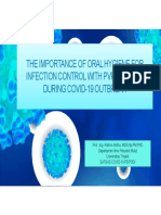 Materi Webinar PB PDGI Sesi 10 - Oral Hygiene For Infection Control & Rational Use of Antiseptics PDF