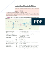 ABCD Constants of Medium Line