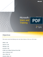 Microsoft Lync 2010 Voice and Video Training
