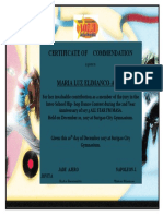 Certificate of Commendation: Jade Ajero Jovita