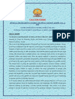 Call For Papers CDS Journal PDF