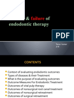 Success & Failure of Endodontic Therapy