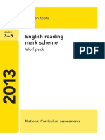 2013 KS2 Reading Marks Scheme PDF