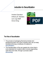 Chapter 1: Introduction To Securitization: Andrew Davidson Anthony B. Sanders Lan-Ling Wolff Anne Ching