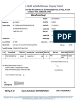 Medical Insurance-Receipt PDF
